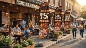 Smoked Turkeys & Cajun Feasts Feather Flag