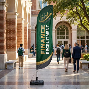 Business & Finance Recruitment Fair Feather Flag