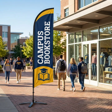 Campus Bookstore Official Apparel & Textbooks Feather Flag