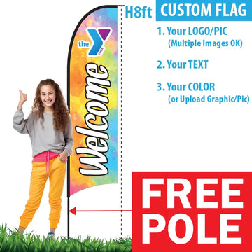 Cheap Feather Flags with Pole