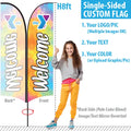 Custom Feather Flag Affordable - S Size