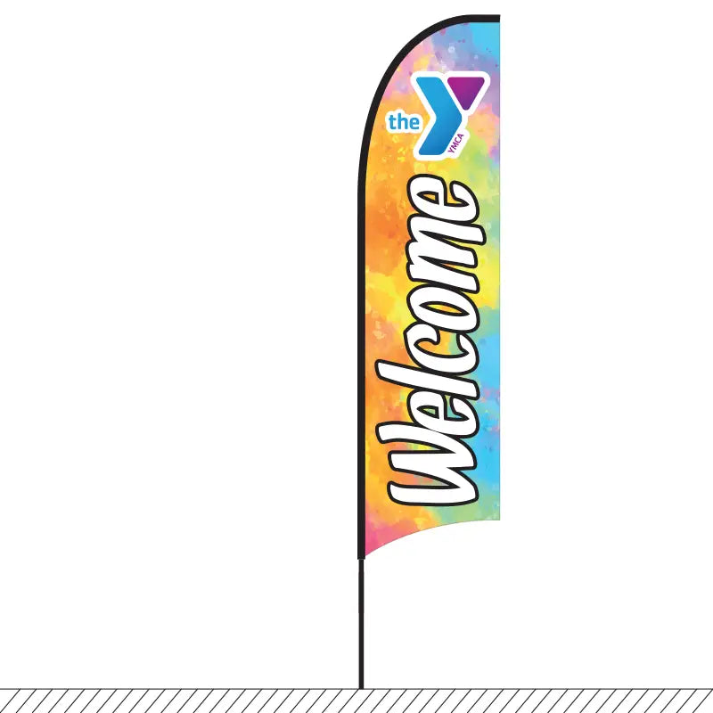 Custom Feather Flag Affordable - S Size