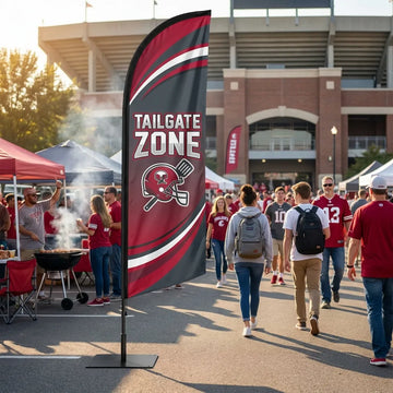 Homecoming Tailgate & Reunion Zone Feather Flag