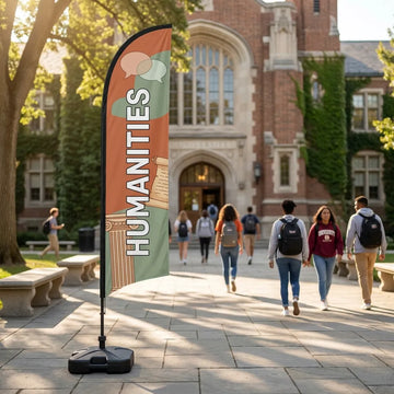 Humanities & Social Sciences Building Feather Flag