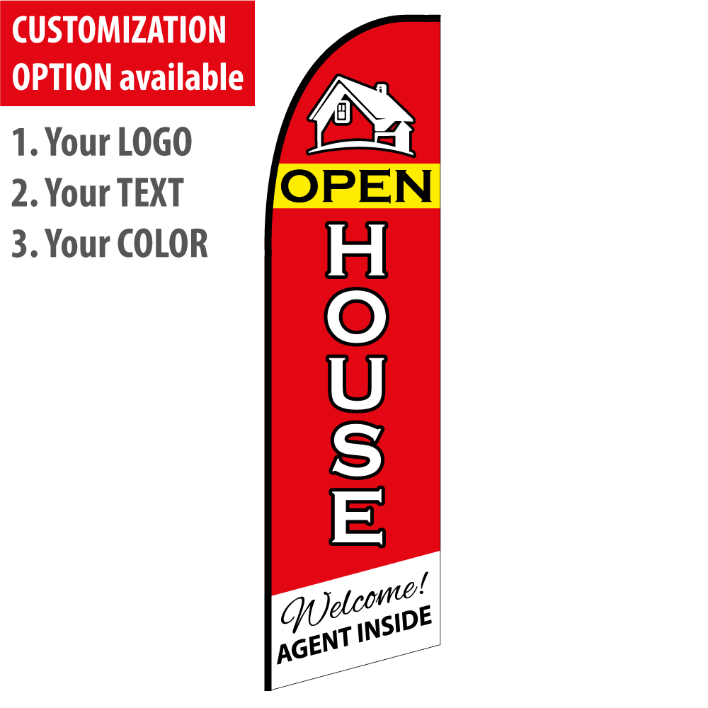 Open House Feather Flag