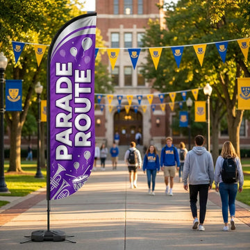 Parade Route Assembly Location Homecoming Feather Flag