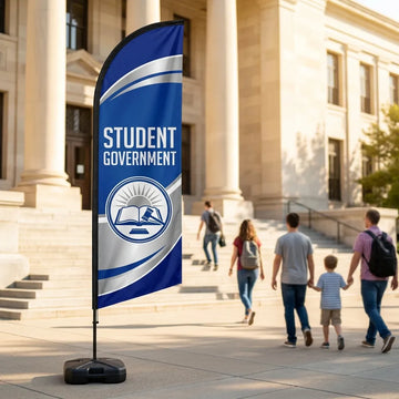 Student Government Association Station Feather Flag