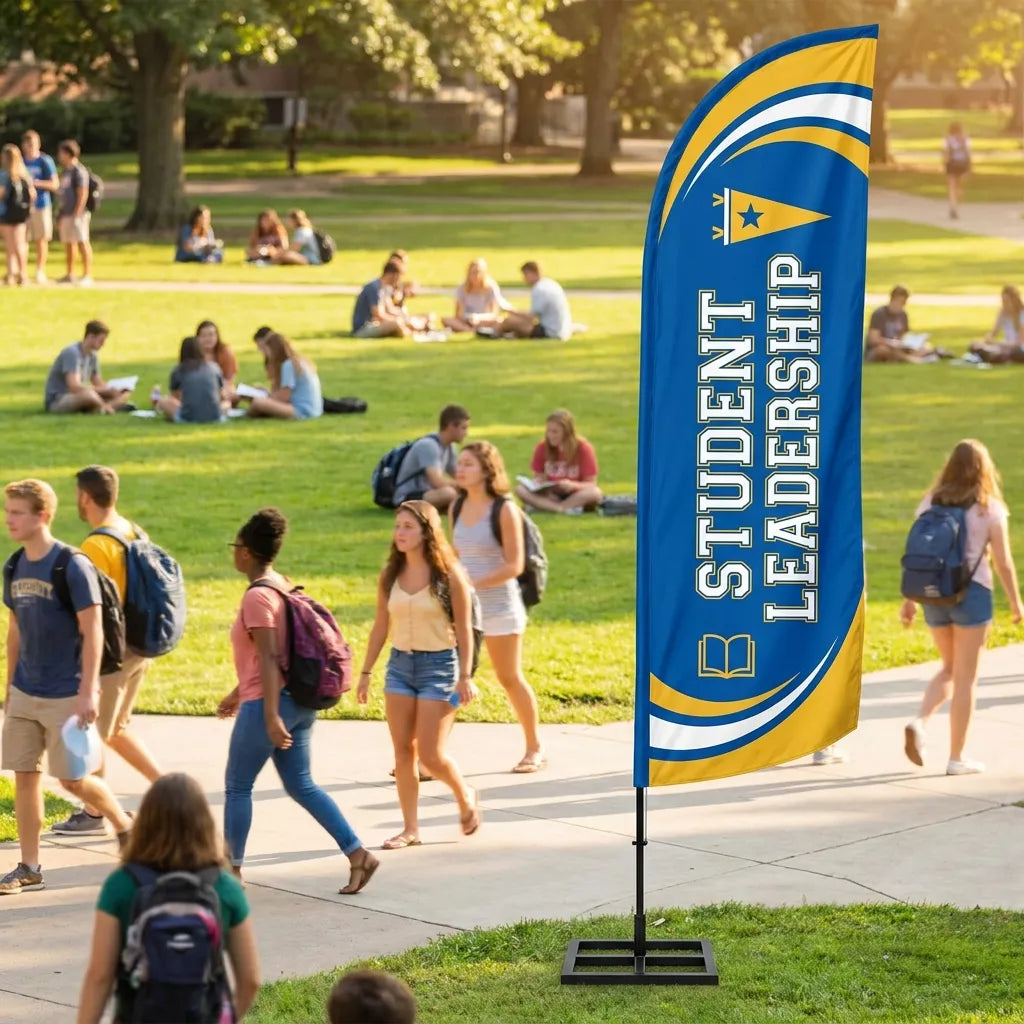 Student Leadership Discipleship Church Feather Flag