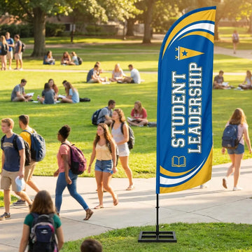 Student Leadership Discipleship Church Feather Flag