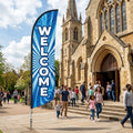 Welcome To Our Church - Feather Flag