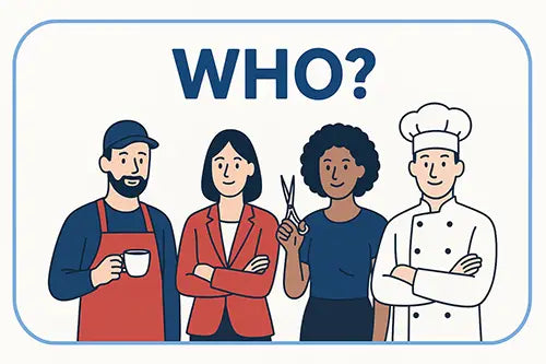 NOW OPEN feather flag for retail business owners launching a new storefront