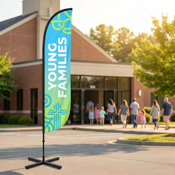 Young Families Network Gathering Church Feather Flag