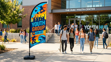 Youth Group Feather Flag