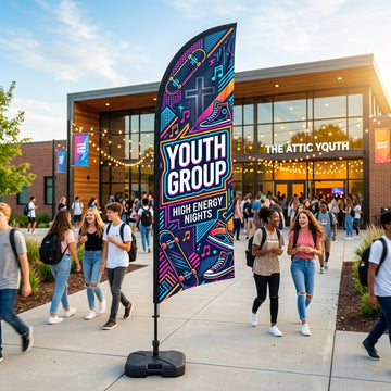 Youth Group Feather Flag